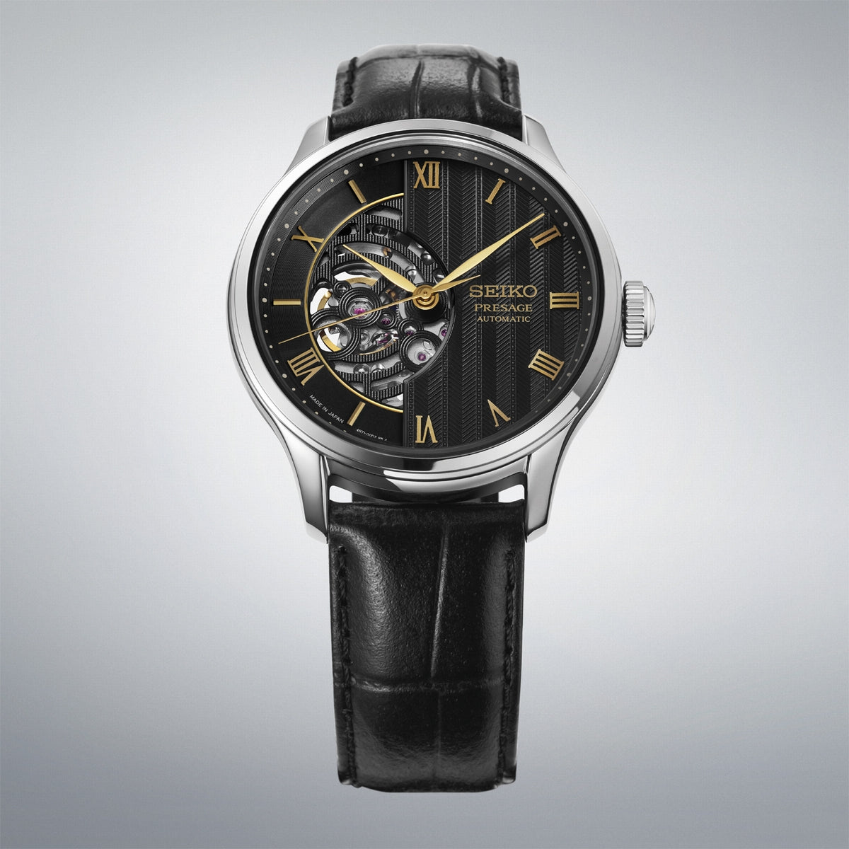seiko presage japanese zen garden in moonlight black