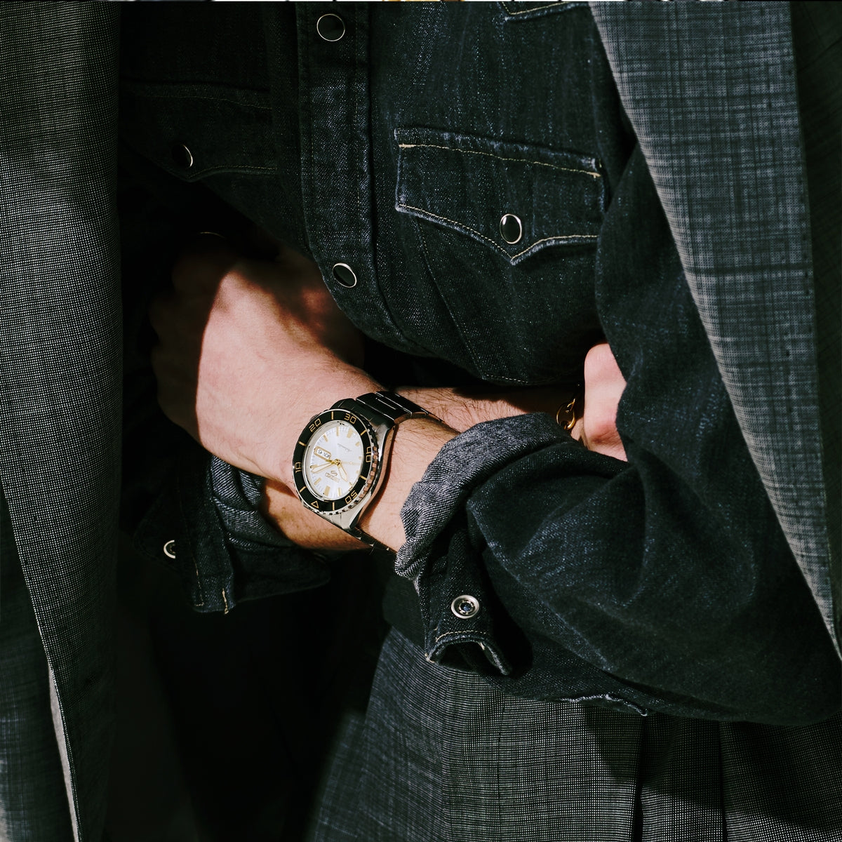 seiko 5 sports skx snzh in formal white
