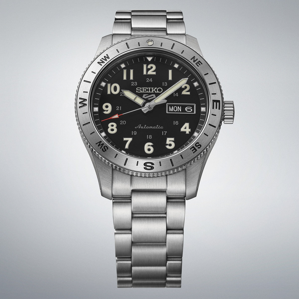 seiko 5 sports field in camo black