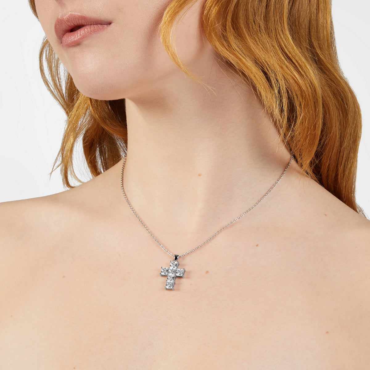 chiara ferragni croci cross silver plated pendant 20 x 5mm