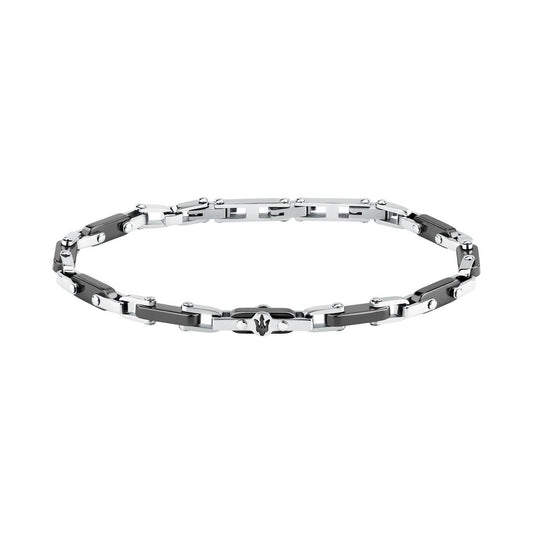 maserati jewels ceramic stainless steel bracelet black 19.5+3.5cm