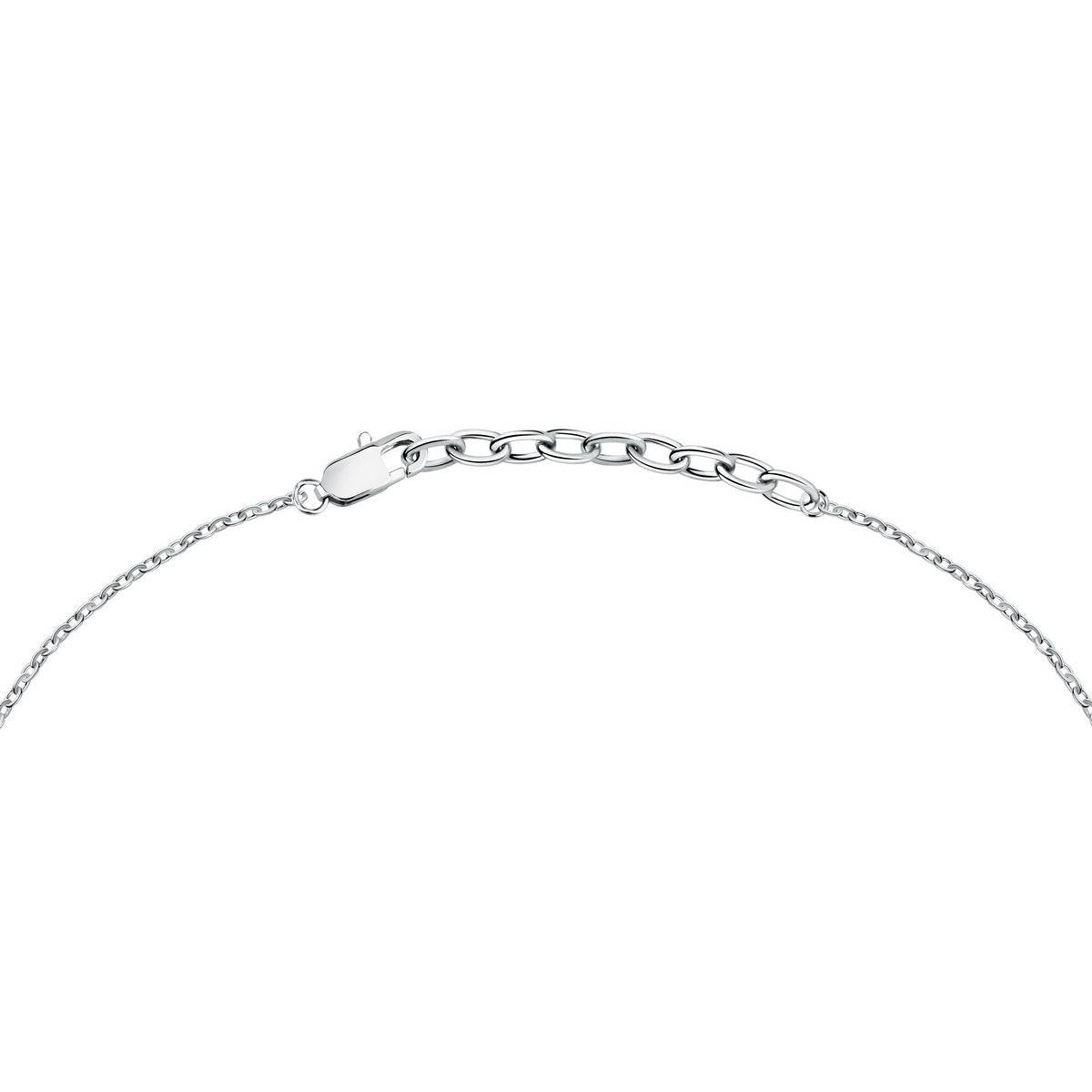 maserati jewels iconic pendant with black stone & ip yellow gold 45+5cm