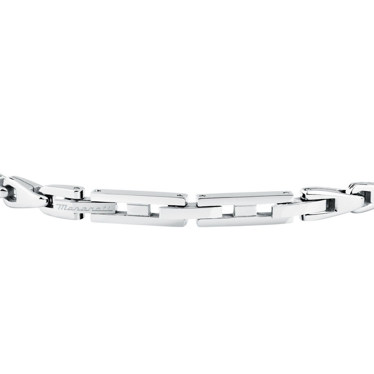 maserati jewels iconic bracelet stainless steel gold plated trident 18.5+3cm