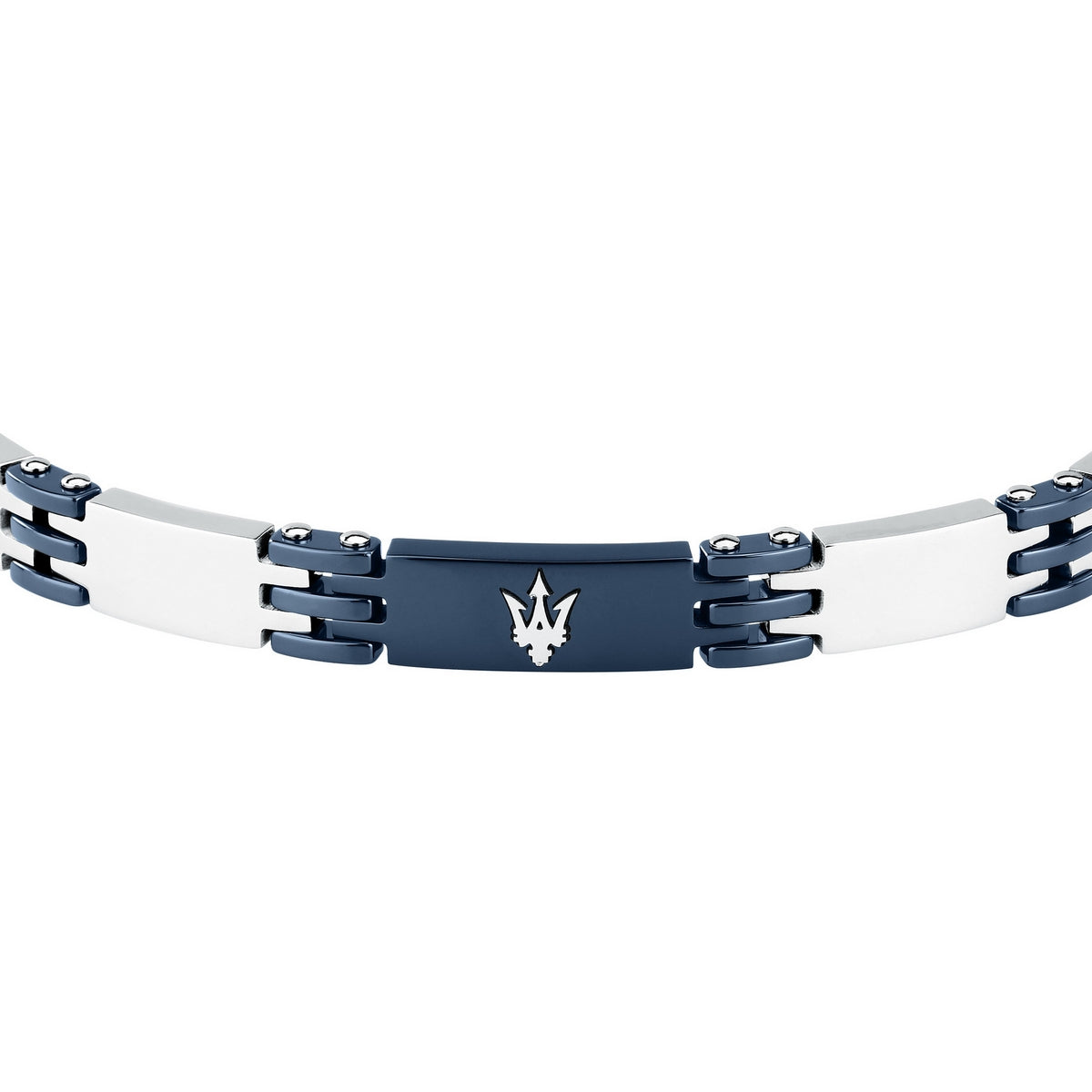 maserati jewels ceramic bracelet stainless steel blue 19+3cm