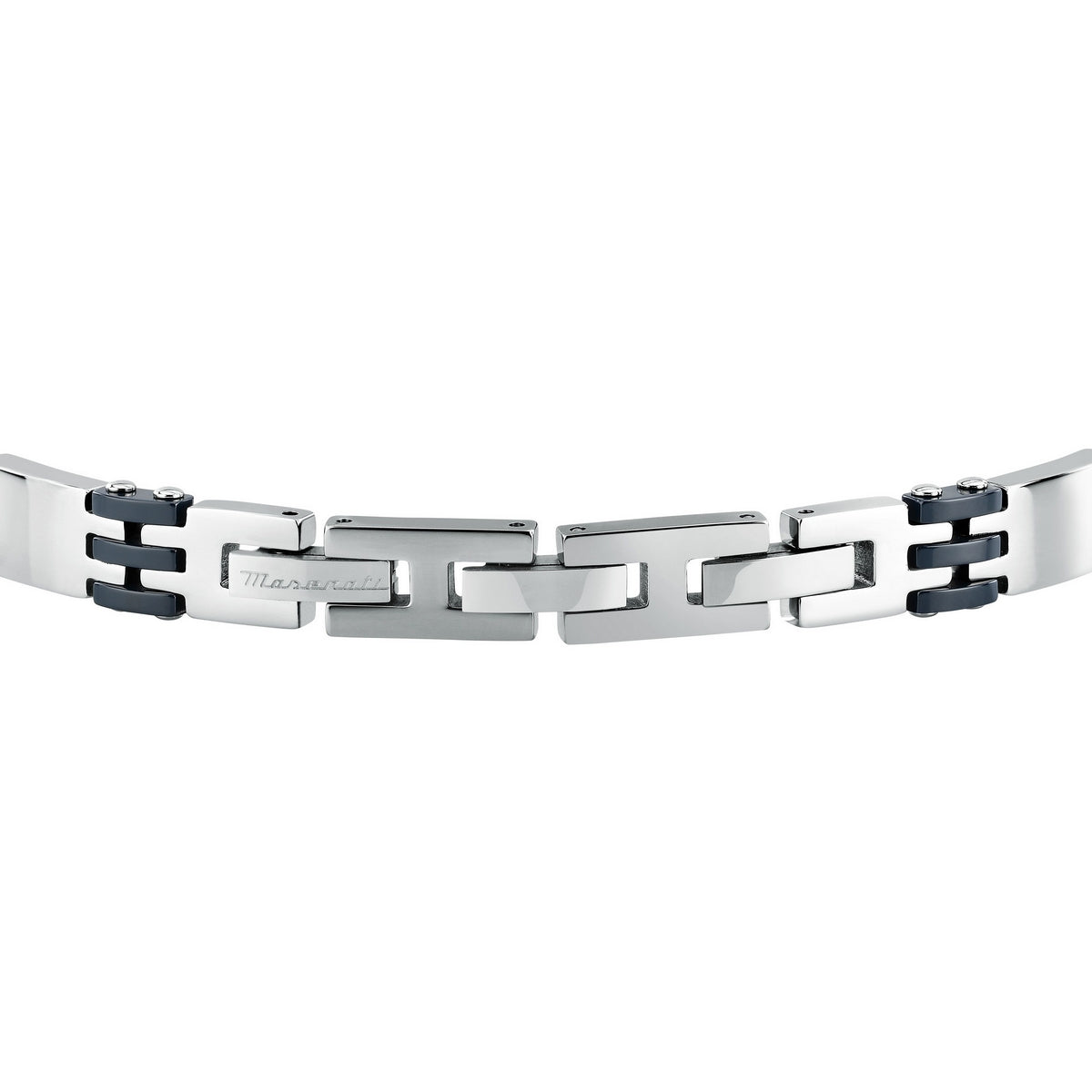 maserati jewels ceramic bracelet stainless steel blue 19+3cm