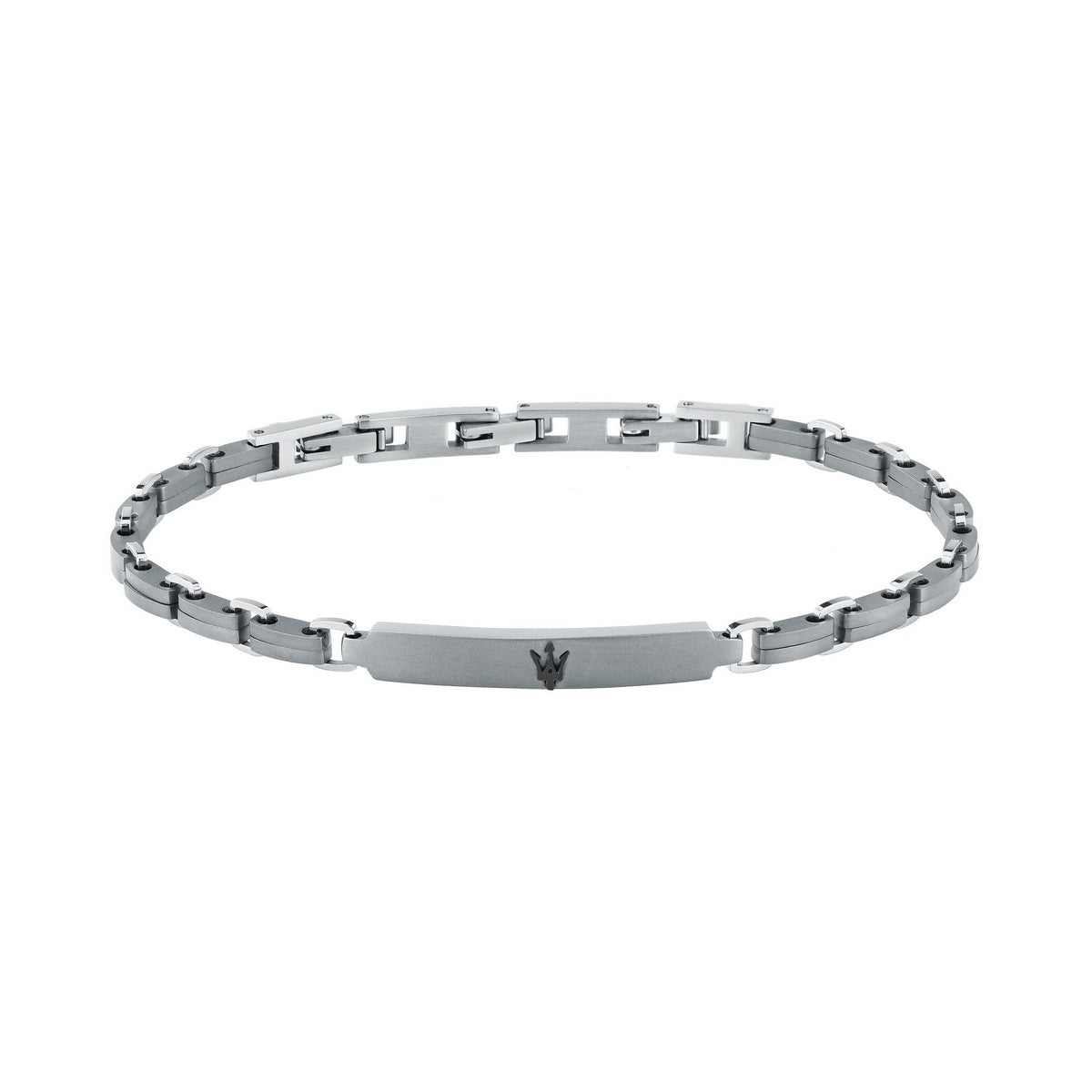 maserati jewels titanium bracelet stainless steel black 19+3cm