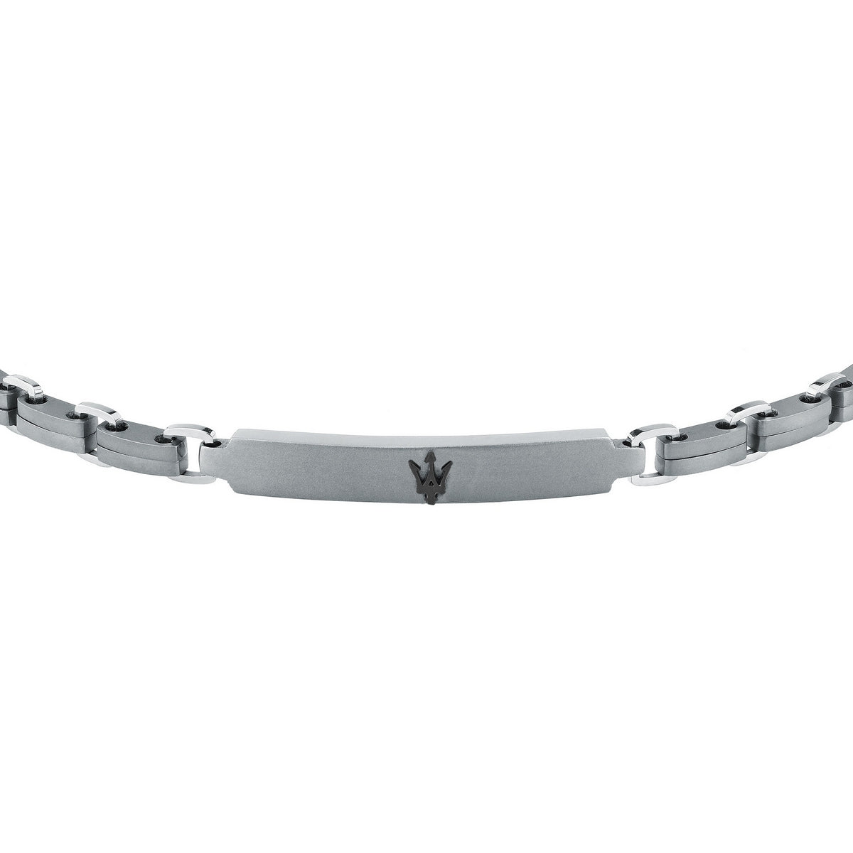 maserati jewels titanium bracelet stainless steel black 19+3cm