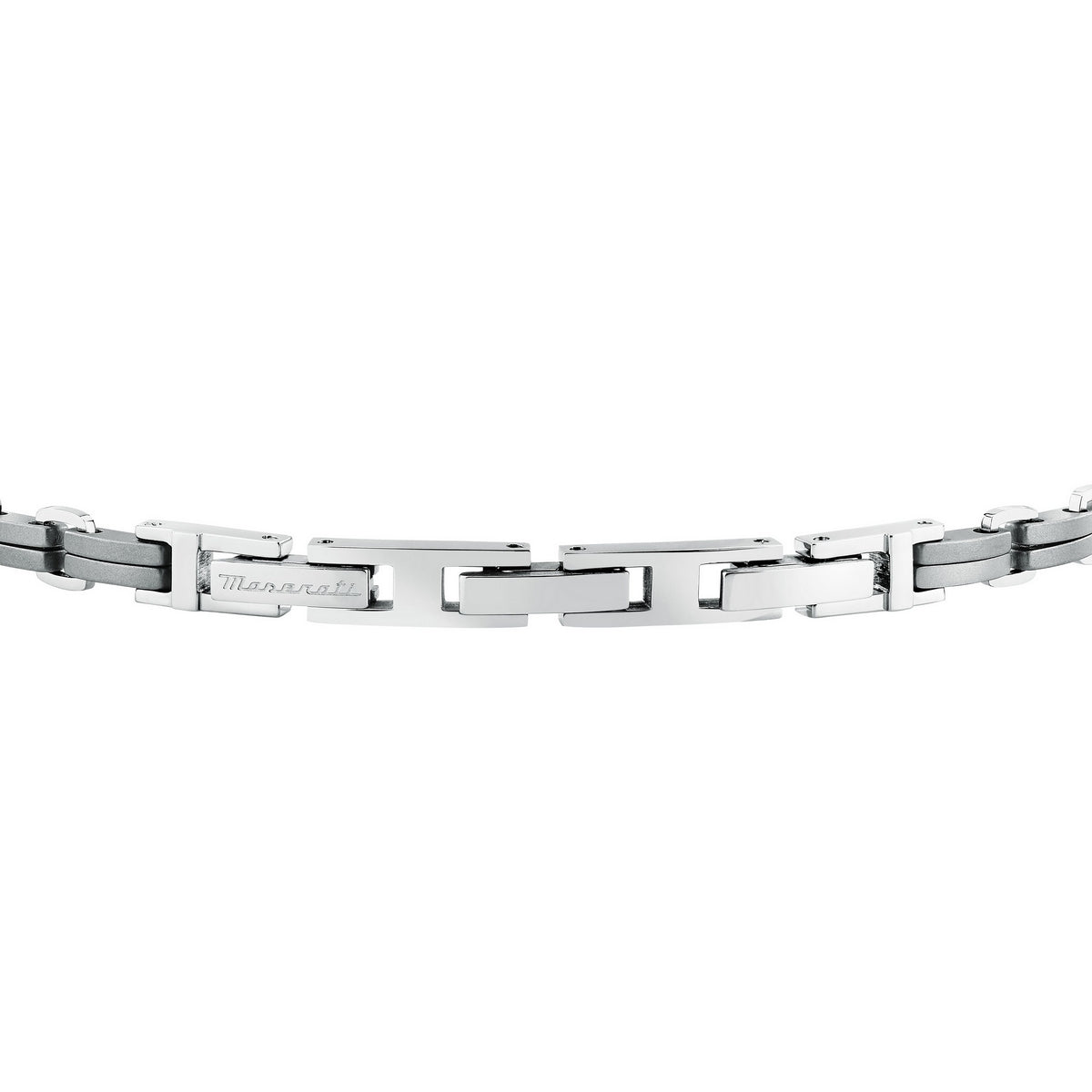 maserati jewels titanium bracelet stainless steel black 19+3cm