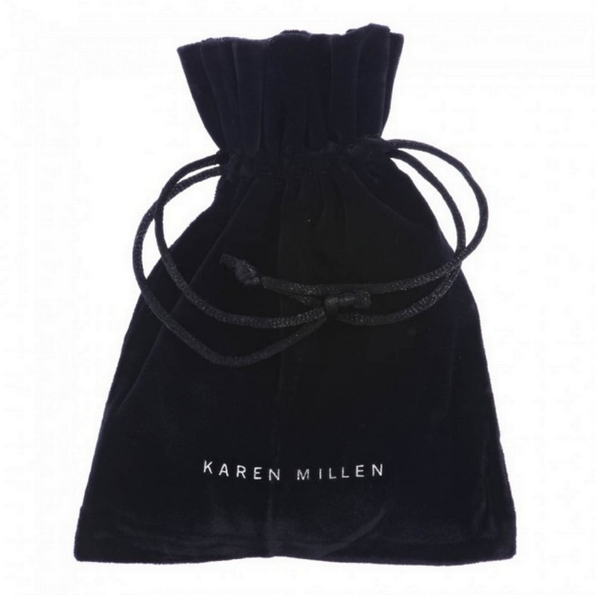 karen millen facet chain silver chain drop pendant