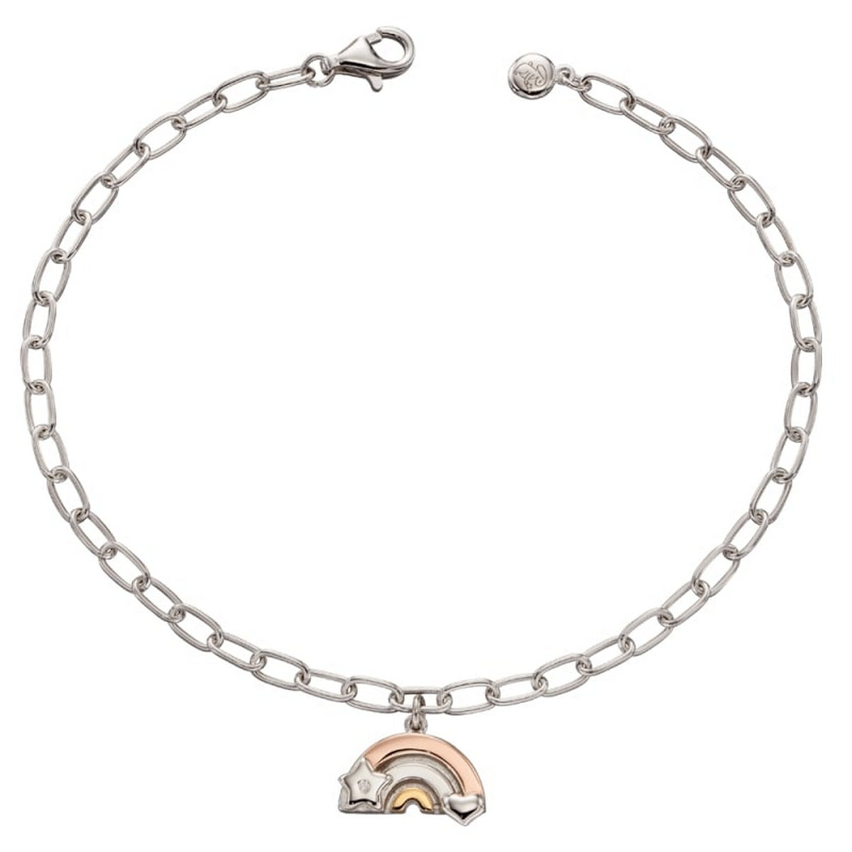 aurora  3 colour diamond  rainbow bracelet