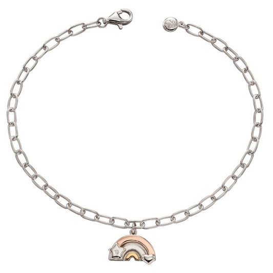 aurora  3 colour diamond  rainbow bracelet