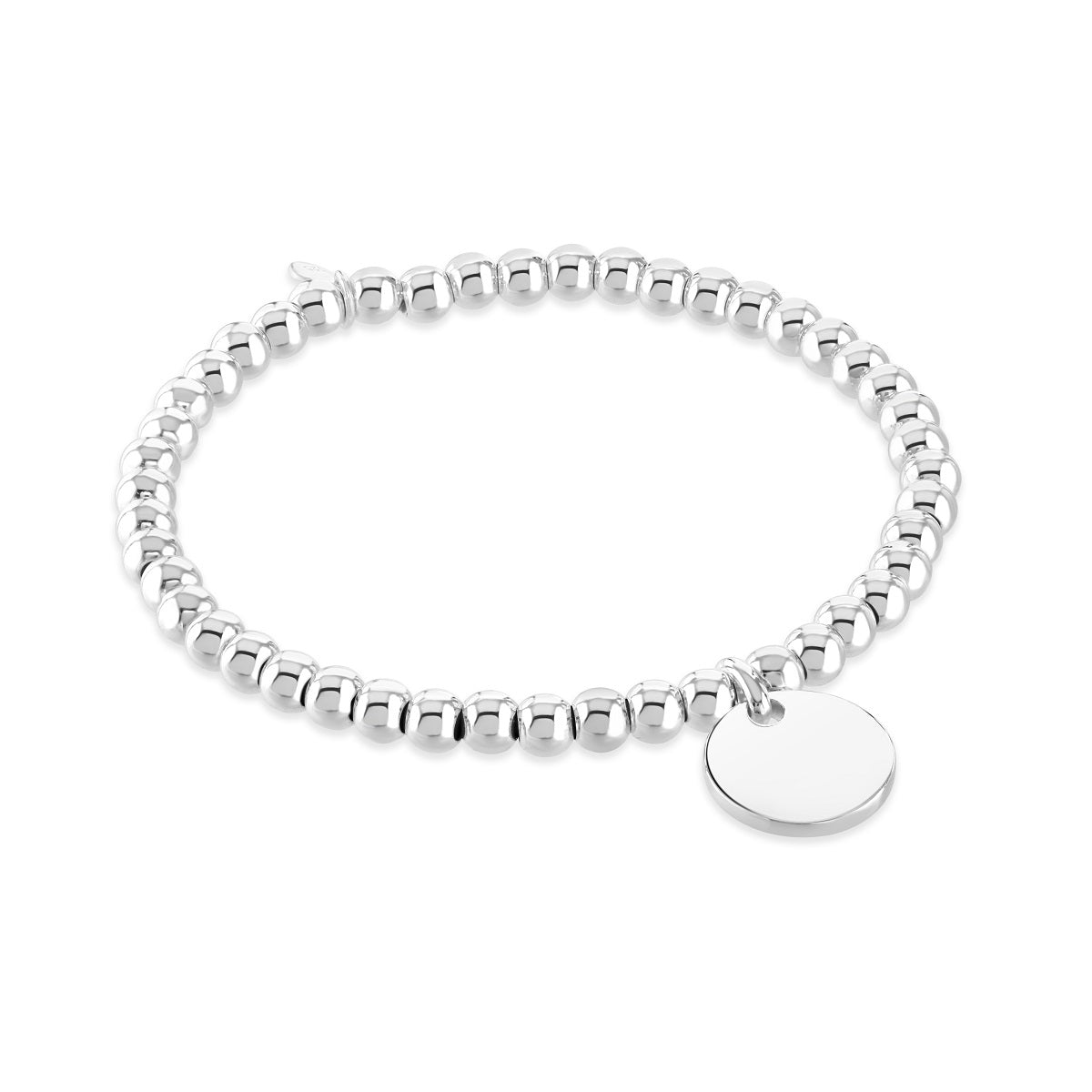 bead 12mm disc bracelet