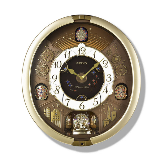 seiko quartz melody in motion wall clock