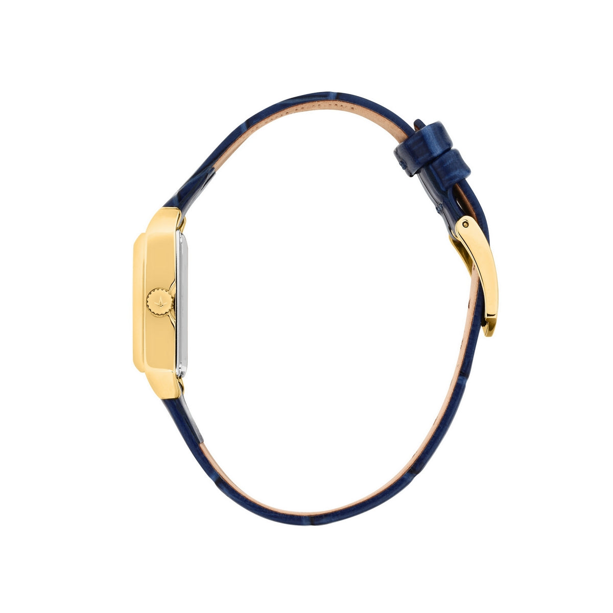 lucien rochat ladies quartz gold plated strap watch