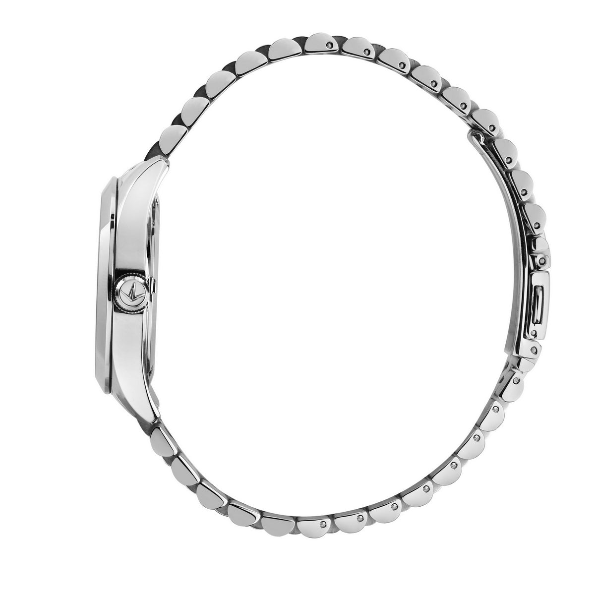 lucien rochat ladies quartz stainless steel green dial bracelet watch
