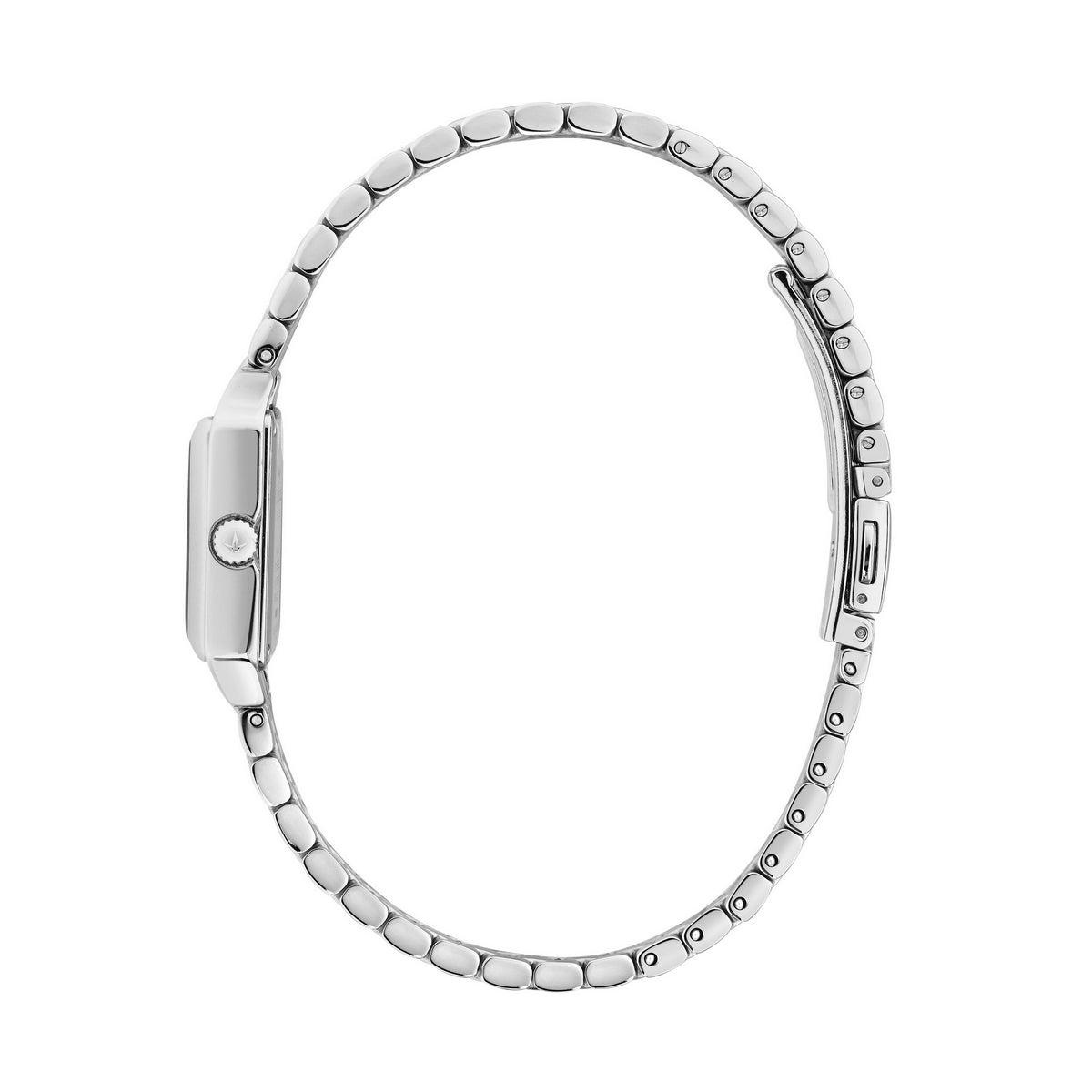 lucien rochat ladies quartz stainless steel white dial bracelet watch