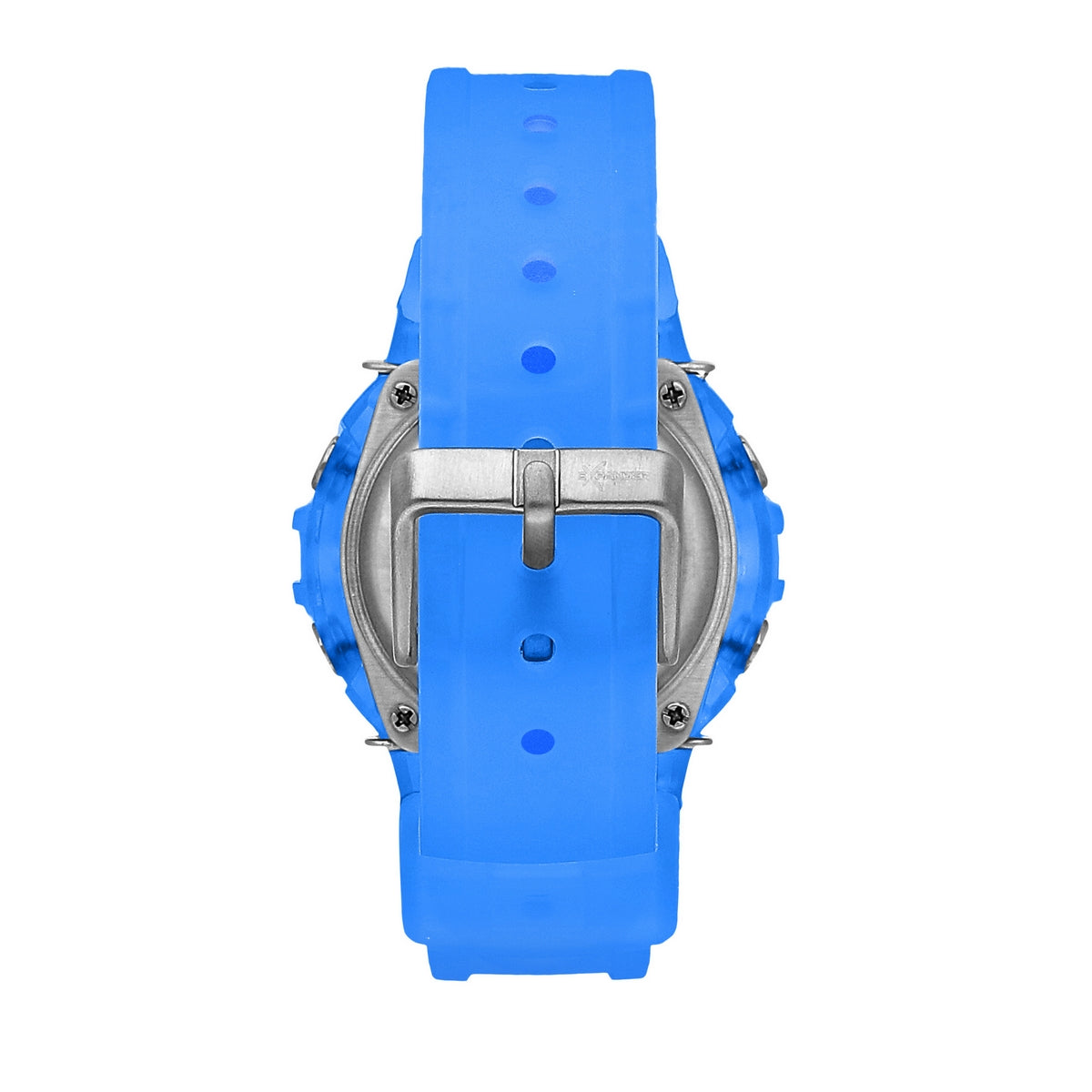 sector expander ex-05 41mm digital blue dial blue pu st watch