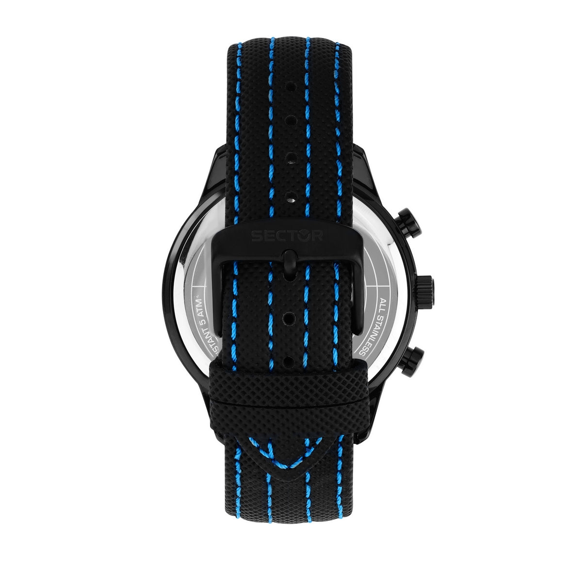 sector 270 45mm mult black dial black strap