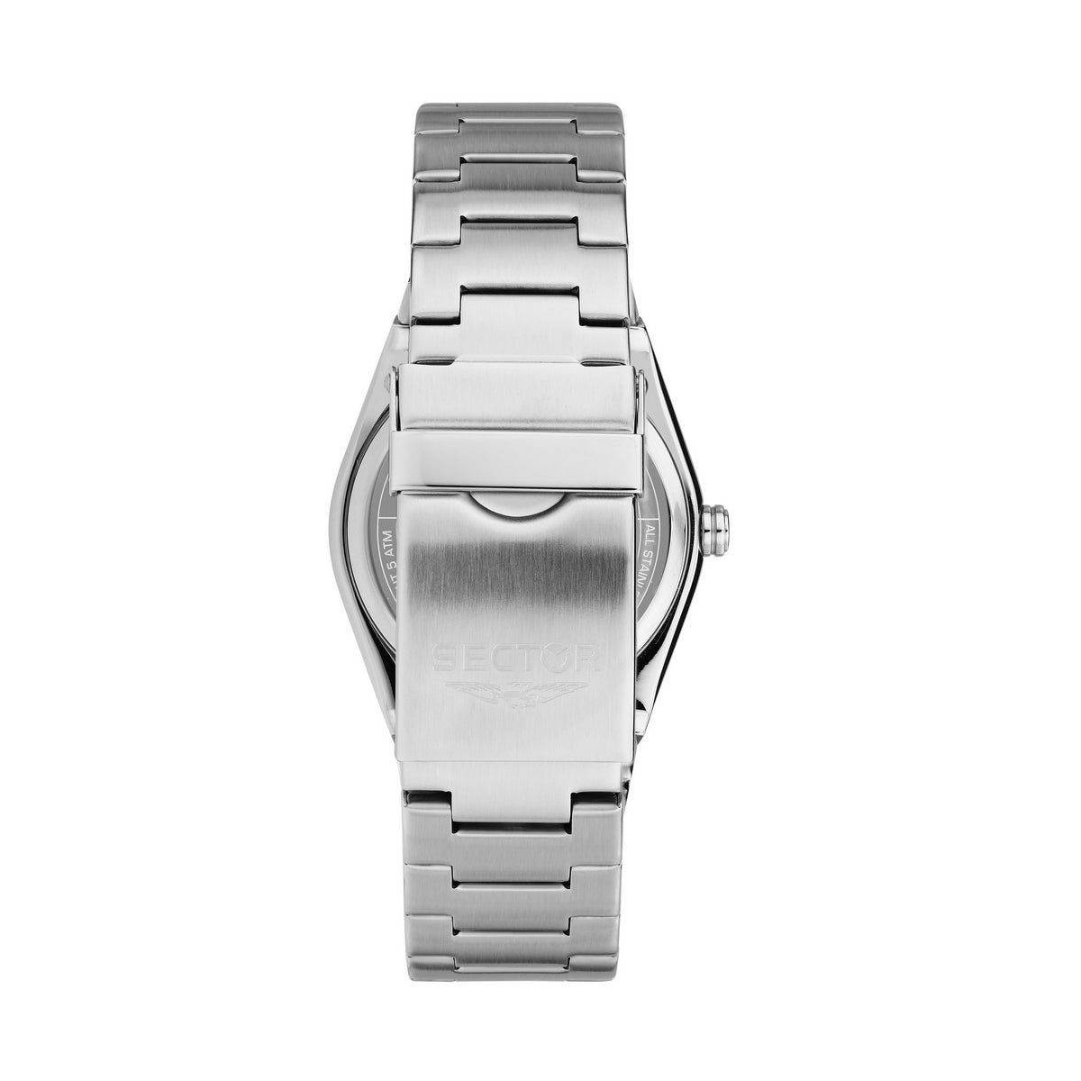 sector no limits c300 40mm 3h blue dial stainless steel bracelet watch