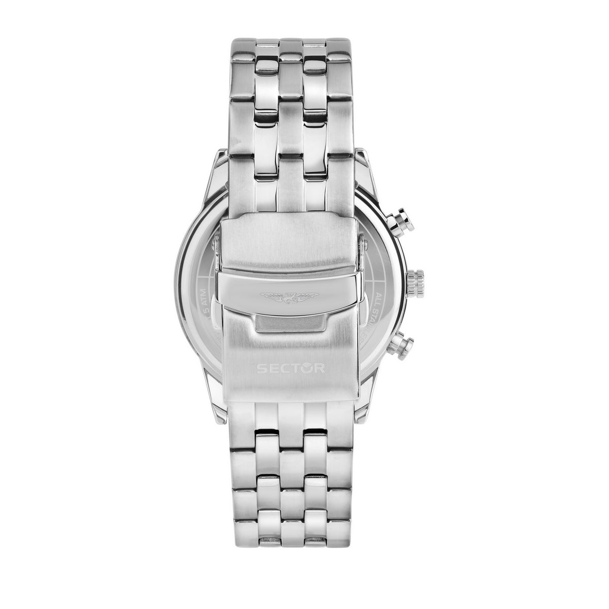 sector no limits 660 42mm chrono blue dial stainless steel watch