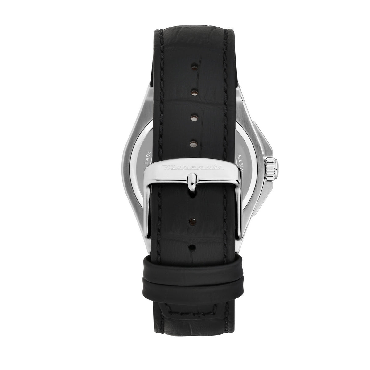 maserati velocita slim 40mm 3h black dia black strap