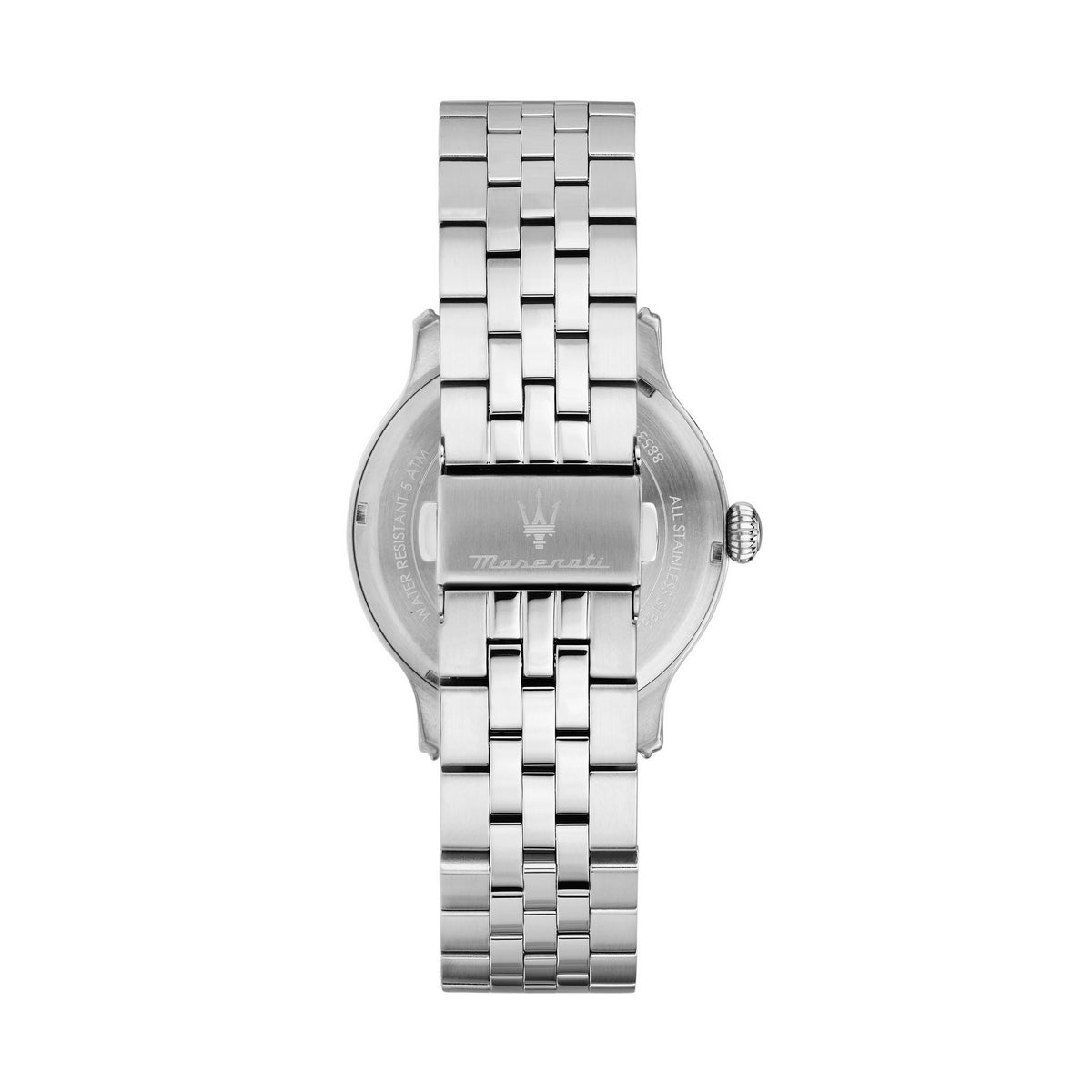 maserati epoca slim 40mm 3h silver dial stainless steel bracelet
