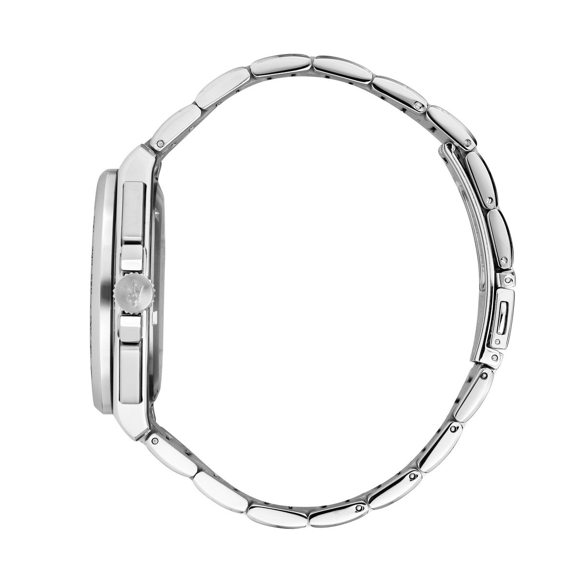 maserati velocita 43mm chrono white dial stainless steel bracelet