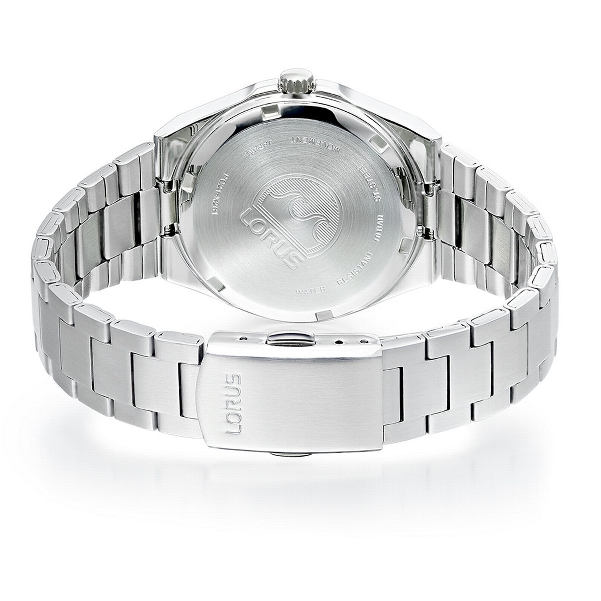 lorus quartz ladies stainless steel blue dial bracelet watch