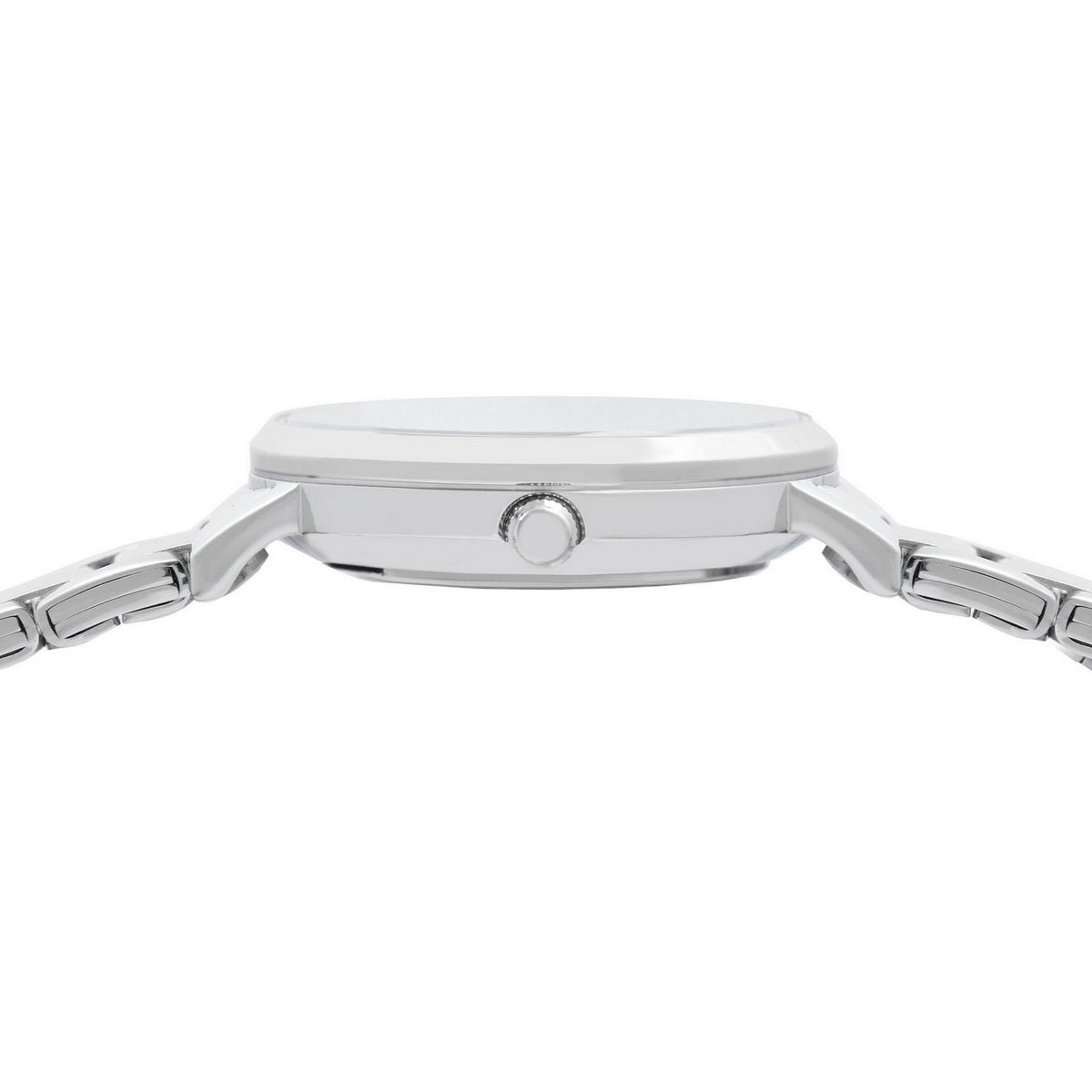 lorus solar ladies stainless steel silver dial bracelet watch