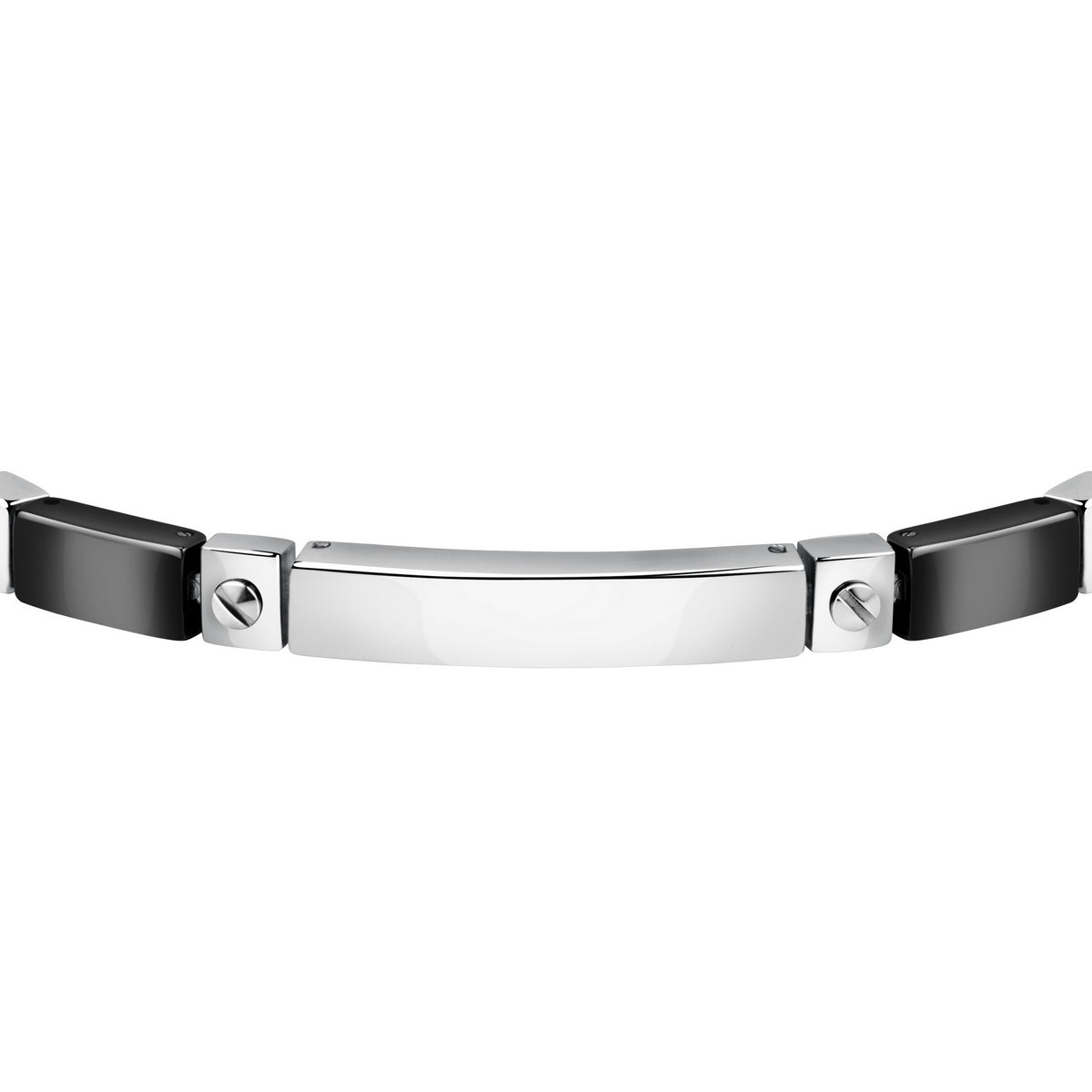 sector ceramic bracelet black ceramic & screw 22cm