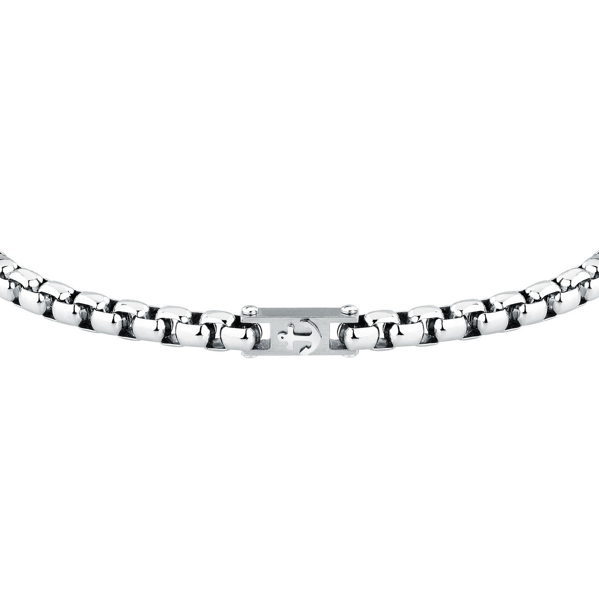 sector jewels marine bracelet stainless steel tag & anchor 19+3cm