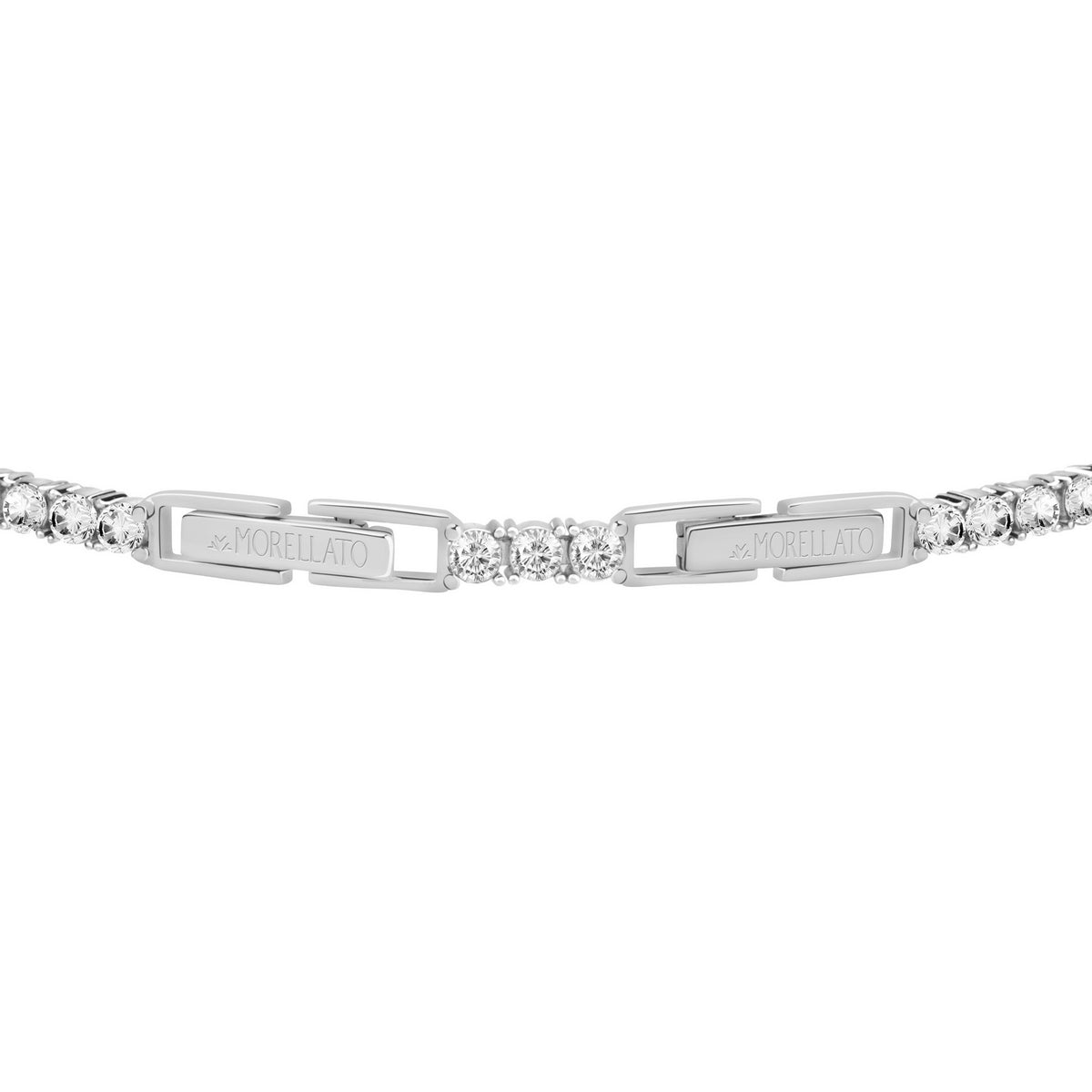 tesori bracelet ss tennis silver 925 cz emerald stone