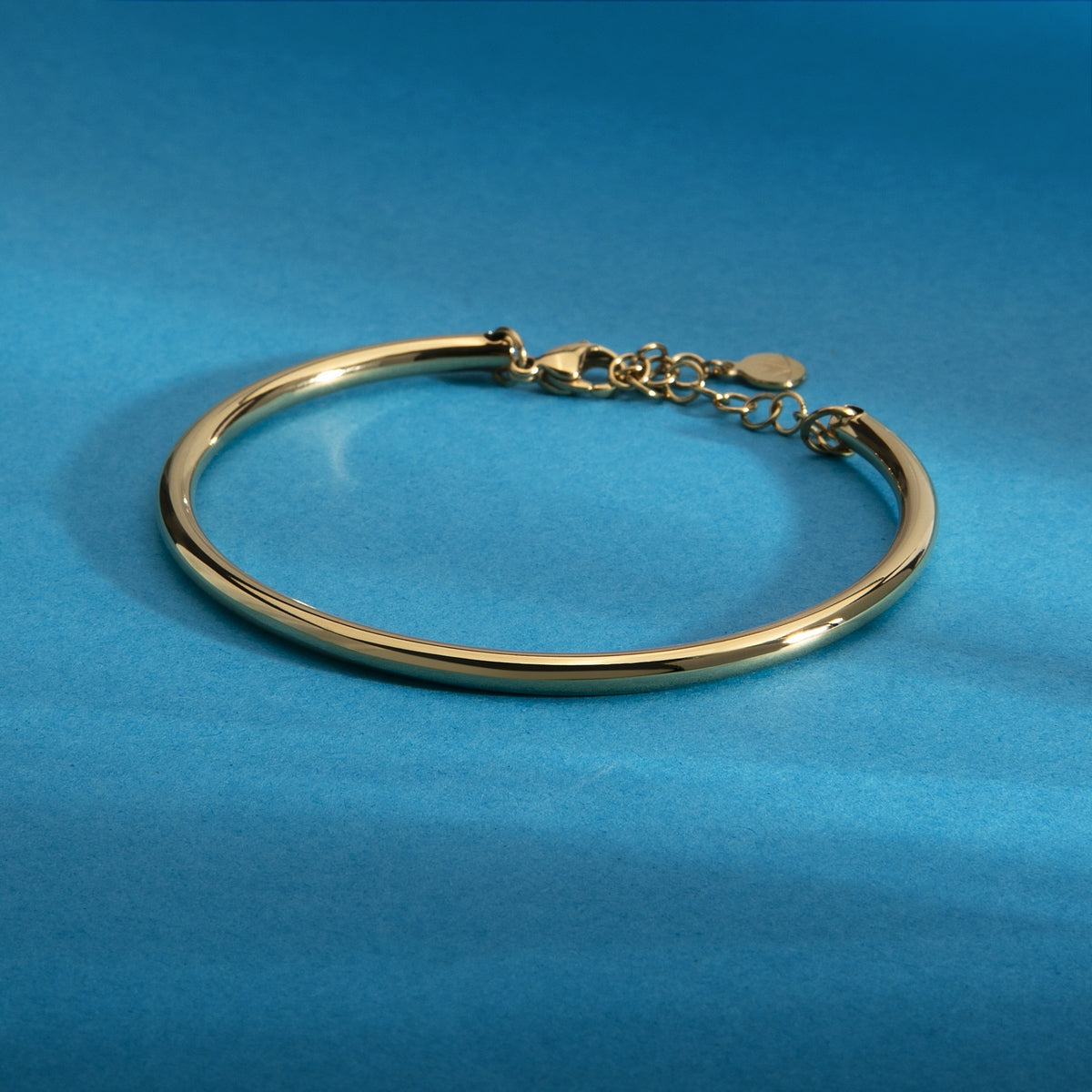 morellato 18k gold plated cerchi bangle stainless steel 6cm