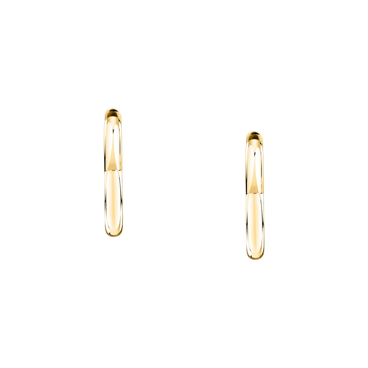 morellato 18k gold plated creole earring heart stainless steel yg 2.65cm