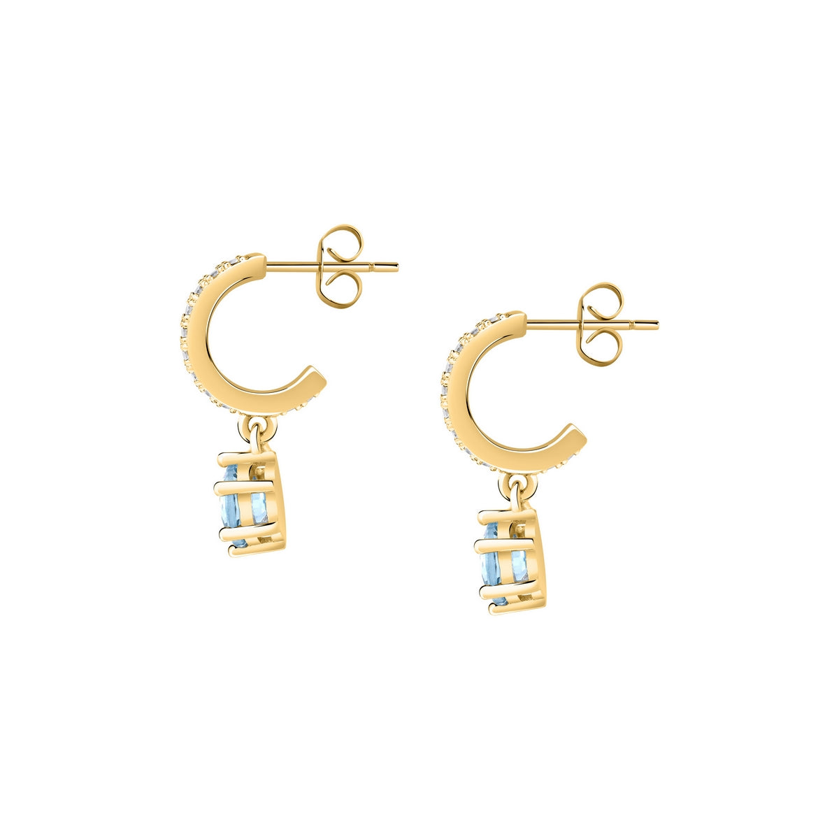 morellato 18k gold plated colori earrings 1 pc cz stone