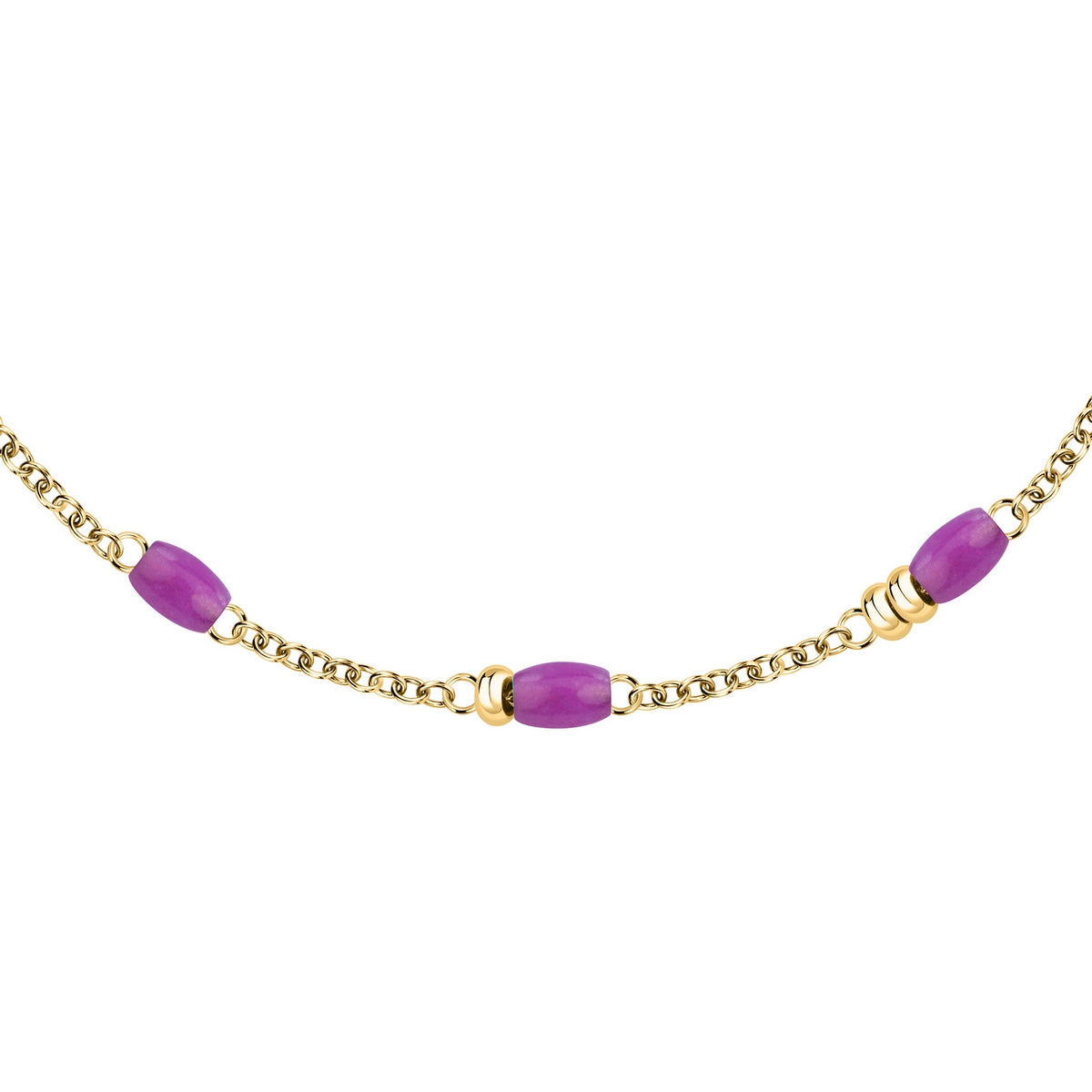 morellato 18k gold plated colori summer  anklet lil bead 23+5cm