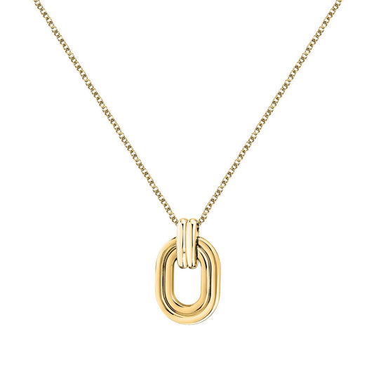 morellato 18k gold plated vintage bold necklace stainless steel gold plated 40+5cm