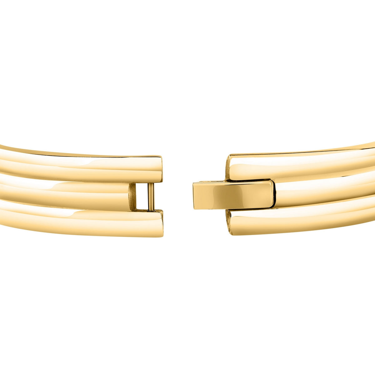 morellato 18k gold plated vintage bold bangle stainless steel gold plated size m 6x5cm