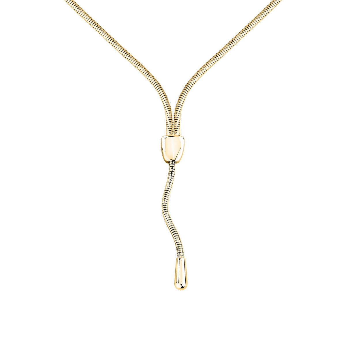 morellato 18k gold plated onda neckl ss yg 40+5cm