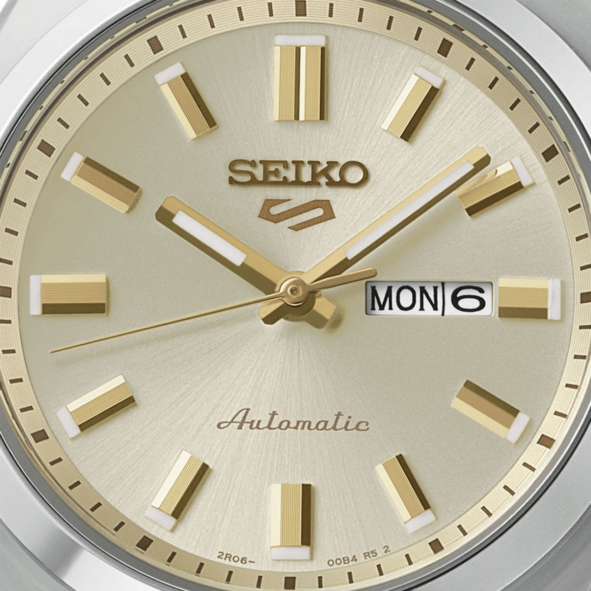 seiko 5 sports hebitama snxs in double cream