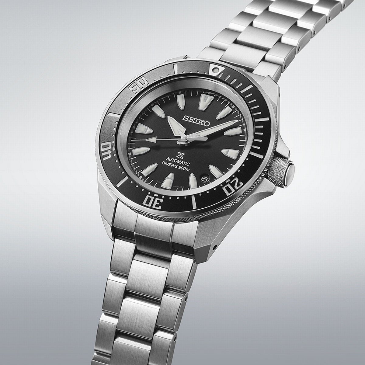 seiko prospex 4r black divers watch