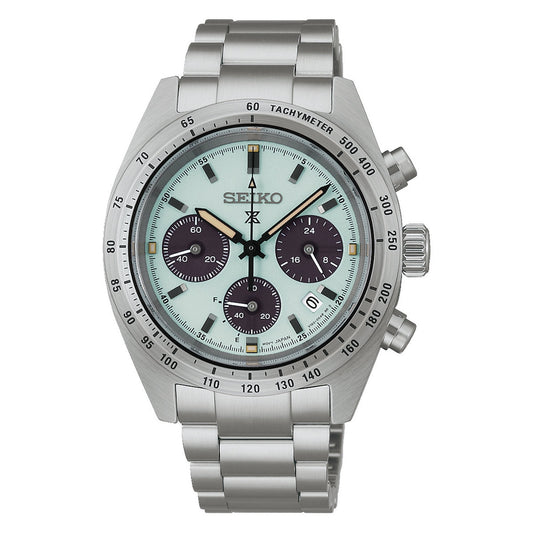 seiko prospex mint solar speedtimer 39mm bracelet watch