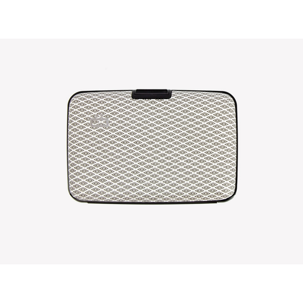 ogon stockholm carbon aluminium credit card holder diamond print