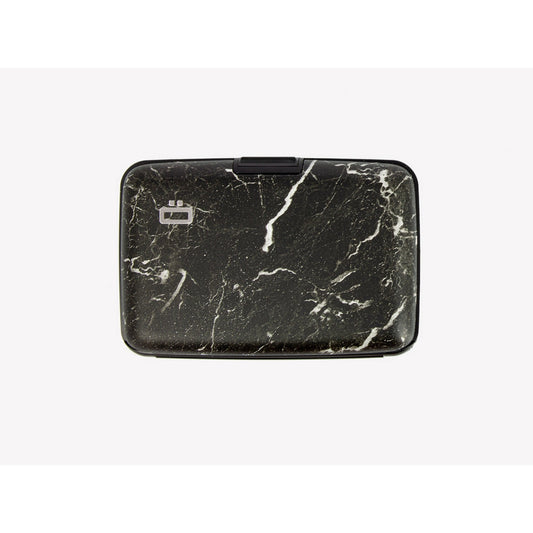 ogon stockholm carbon aluminium credit card holder marble print