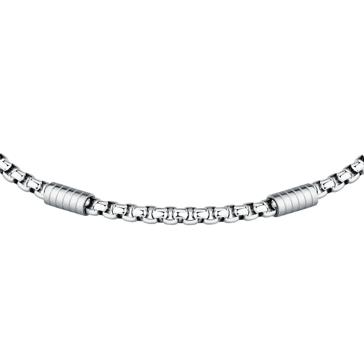sector jewels basic ss bracelet with tube 19+3cm