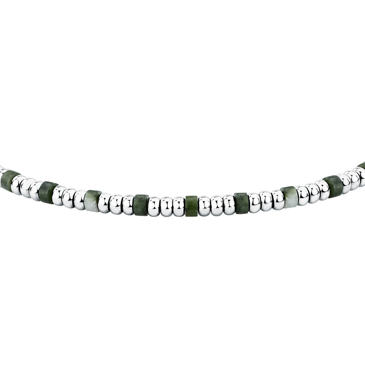 sector basic bracelet stainless steel deep jade green 19+3cm