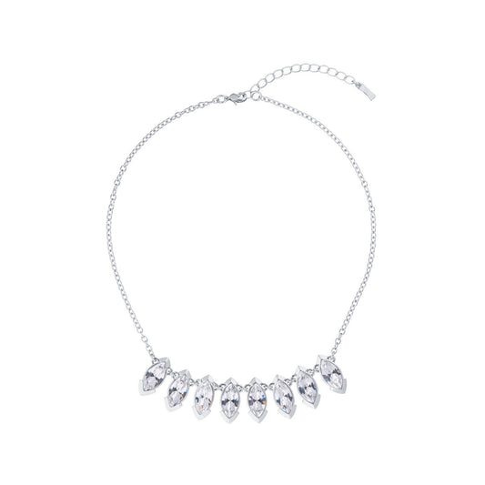 ilsaa: arctic crystal necklace silver