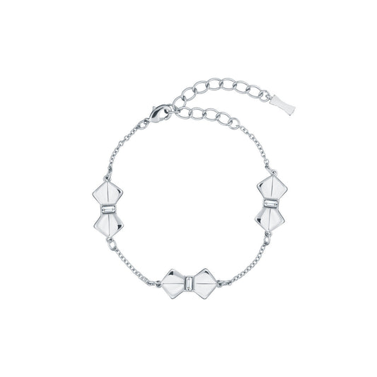 sorell: solitaire bow bracelet silver