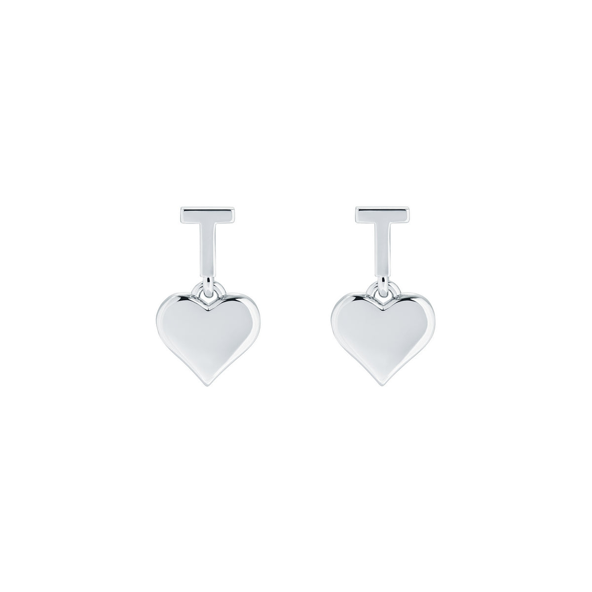 ted baker hati tee heart silver tone drop earring