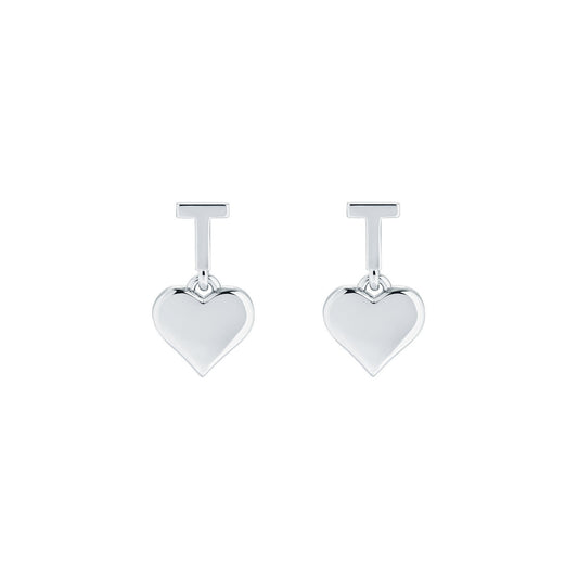 ted baker hati tee heart silver tone drop earring